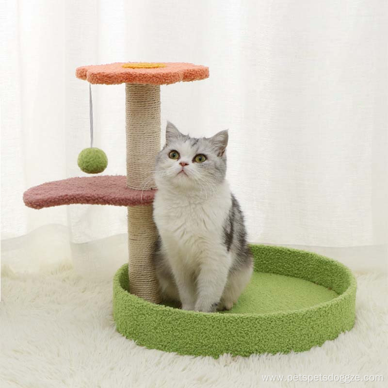 cat tree climb tower thread cat tree ball