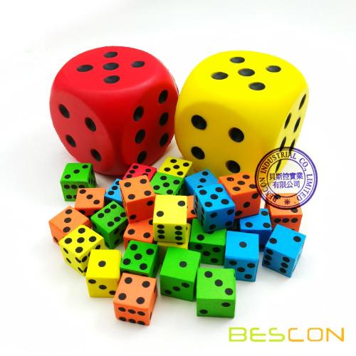 Jumbo Soft Foam Dice 60MM (6CM)