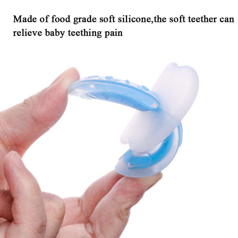 BPA free teether baby sensory toys soft silicone teething toy