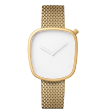 Golden Watch Unisex Personality Stainless Steel