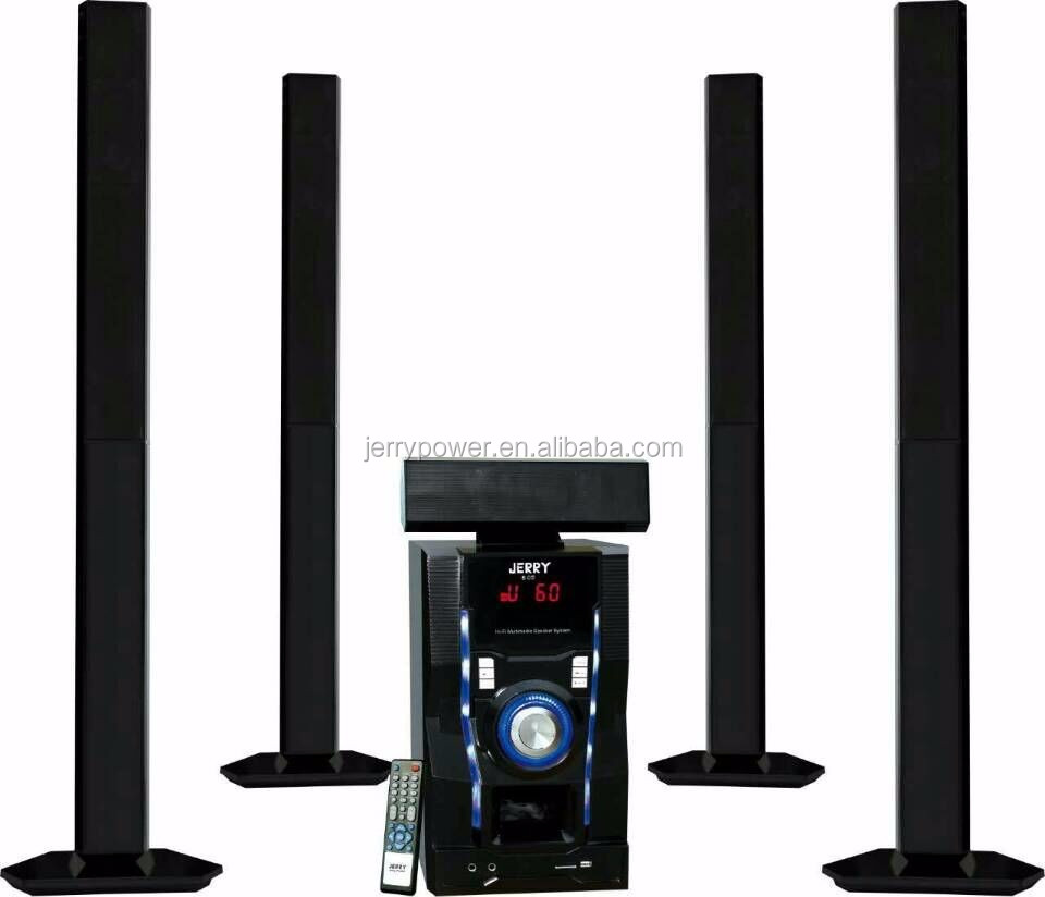 Electro Voice 5.1 CH Home Theatre Speaker System FM Radio SoundBar med Power Amplifier Professional