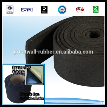 fireproof neoprene foam rubber sheet cr foam adhesive rubber sheet
