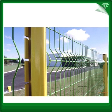 Galvanized yellow peach shaped fencing