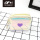 Square laser TPU coin purse