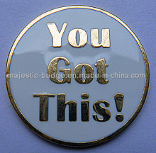 Customized Golfball Marker & Gold Plating (MJ-Golfball Marker-043)