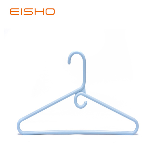 Cintres tubulaires classiques en plastique EISHO, bleu