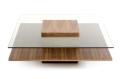 Tables basses contemporaines table basse en noix