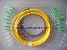 High Stability Bundle Fan Out Pigtail Optical Fiber LC / AP