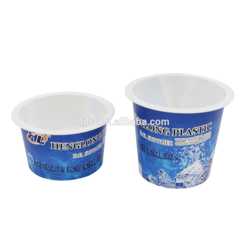 IML pp plastic storage pots for yogurt