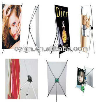 X type stand banner,outdoor stand banner,x shape banner stand,collapsible banner stand