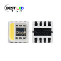 5050 SMD LED 5-sglodion aml-donfedd SMD gwyn+glas+ir