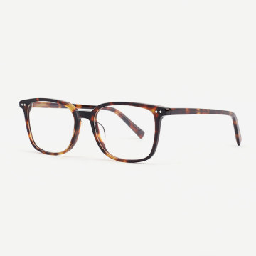 Rectangular D-Frame Acetate Unisex Optical Frames 21A3114