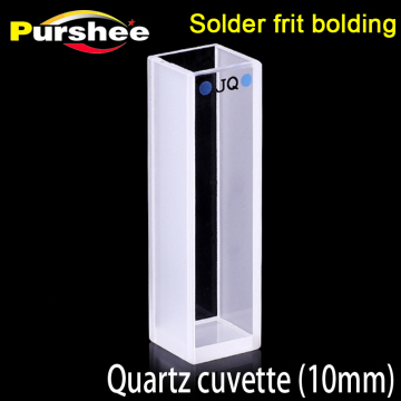 Standard quartz cell with lid and leve bottom(10mm)