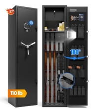 Digital Fingerprint & Keypad Code Rifle SAFES