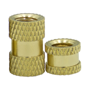 Threaded Knurled Brass Insert Nut For Plastic