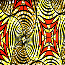 Africa Block Printed Super Hollantex Wax Polyester Fabric