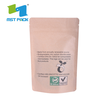 Printing Flat Bottom Biodegradable Compostable Bag