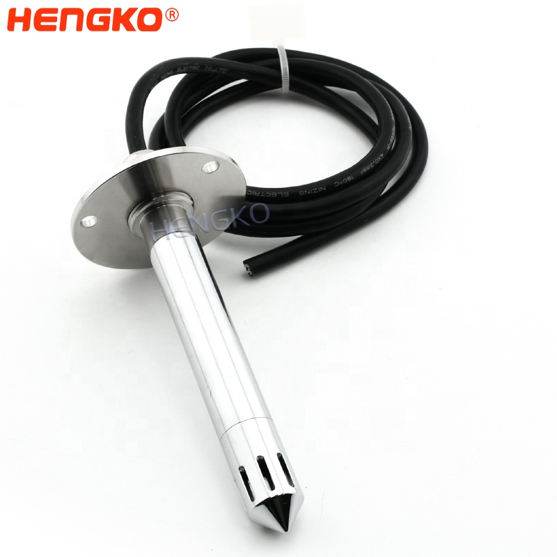 Digital relative temperature & humidity sensor with stainless steel probe