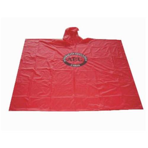 Red Waterproof Poncho