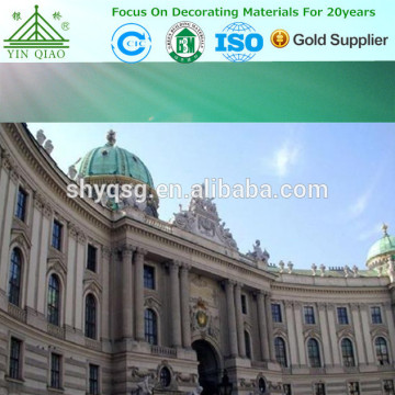 Corrosion resistant outdoor decorative glassfiber reinforced concrete material