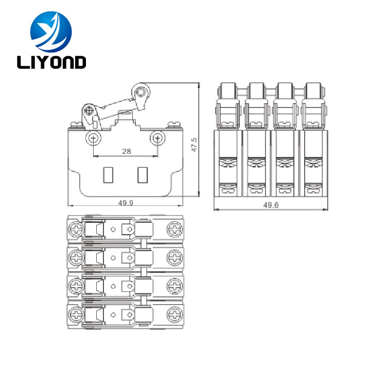 Chinese other small switches suppliers  4P pole micro switch sensitive magnetic switch