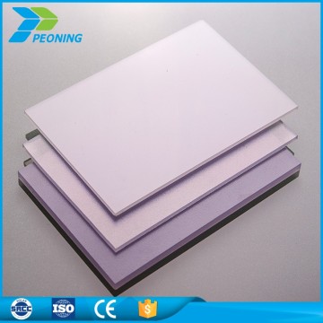 Super strong clear polycarbonate solid panel for bracket