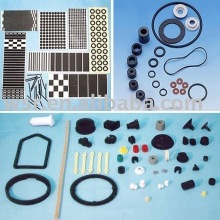 die cutting adhesive rubber components/rubber sheet