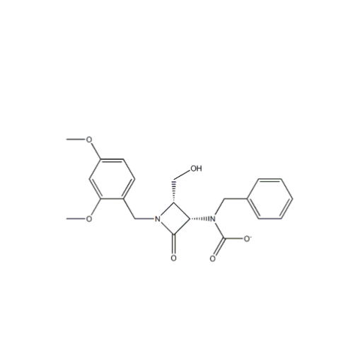 Bensyl ((2S 3S) -1- (2 4-dimetoxibensyl) -2- (hydroximetyl) -4-oxoazetidin-3-yl) karbamat 86334-63-6