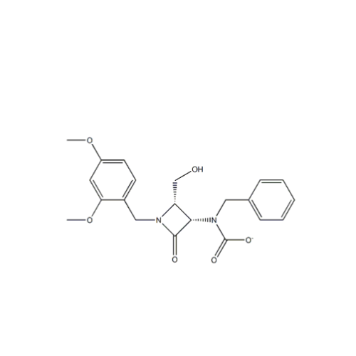 ((2S 3S) -1- (2 4-Dimetoxibenzil) -2- (hidroximetil) -4-oxoazetidin-3-il) carbamato de benzilo 86334-63-6