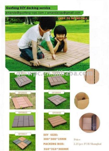 WPC DIY decking WPC decking title