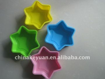 2012 hot-selling star-shaped silicone cake mould