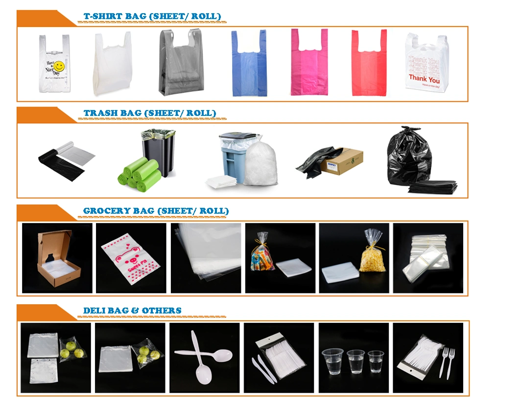 Take out Custom Print Custom Logo Plastic Bag for Shopping