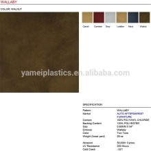 WALLABY pvc sponge leather for car seat and sofa