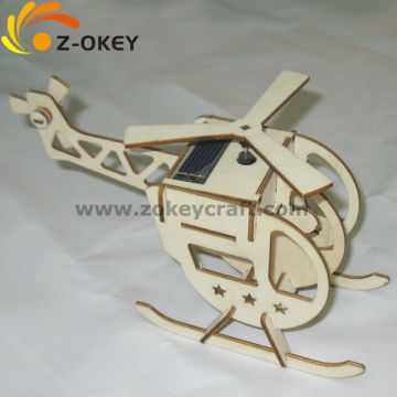 hot sale 3D airplane model wood ornaments