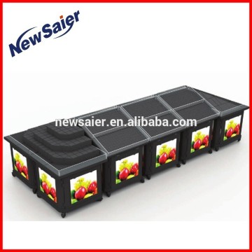 high quality assembled multifunction supermarket display table