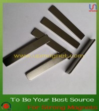 Thin strong permanent magnets