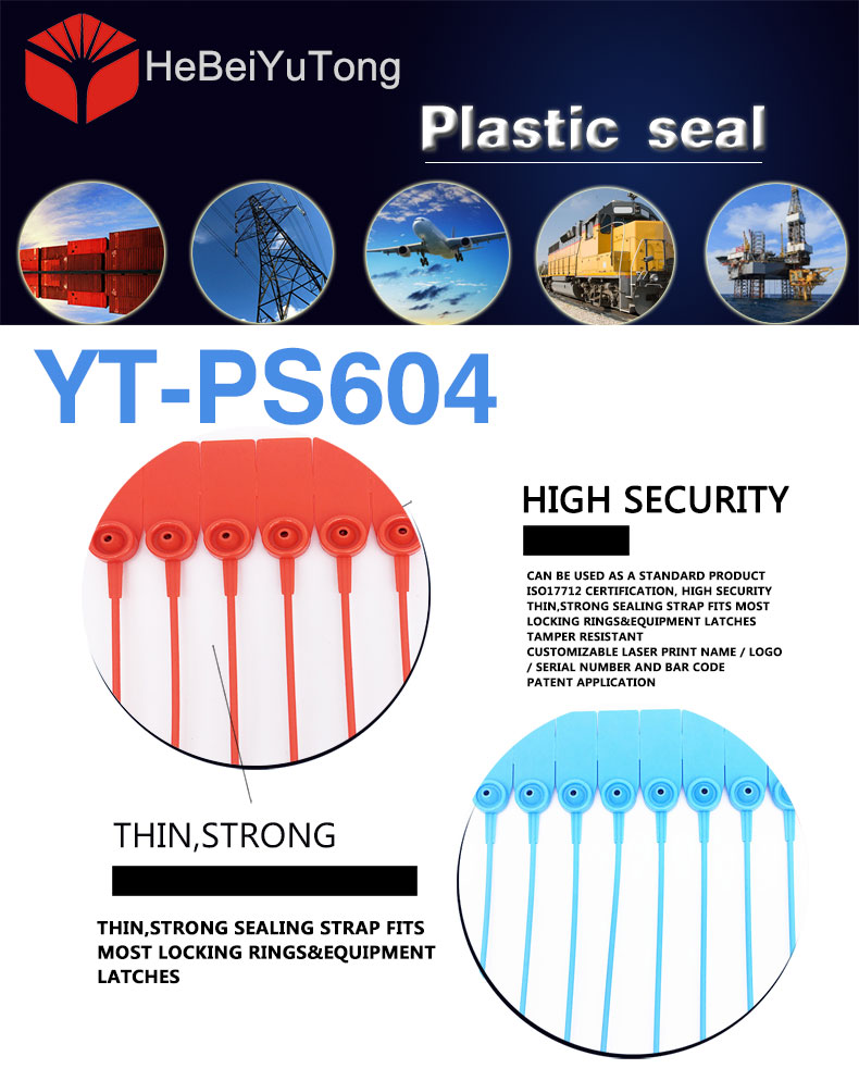 Newly developed products tamper proof custom plastic seal YT-PS604