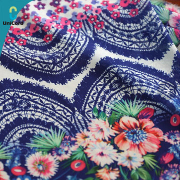 printed silk chiffon fabric silk chiffon floral printed fabric