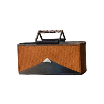 Eco-Luxe Casual Outings: Bamboo Weaving Bag & Eco-Friendly Bamboo Crafts