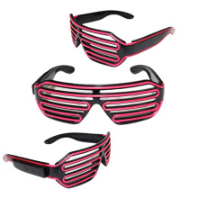 USB Rechargeable LED Shutter Glasses for Rave
