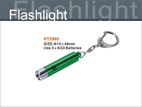 green color mini led keychain flashlight