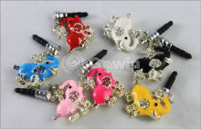 Cute Mobile Phone Dustproof Plug , Colorful For Iphone 4 / Iphone 5