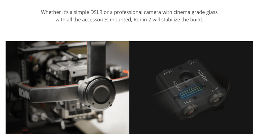 Hot Sale Original DJI Ronin 2 3 axis handheld dslr camera video gyro gimbal stabilizer for camera DJI Ronin 2 on sale