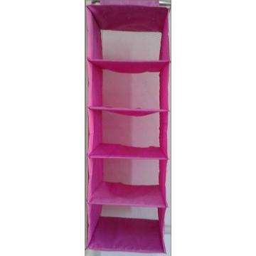 5-laag roze polyester trui organisator