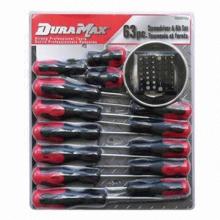 63-piece Screwdriver Set, Double Blister