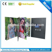 Hand made crafts combined Printing, design with video player for multiple usage