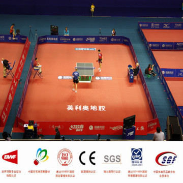 PVC table tennis court floor