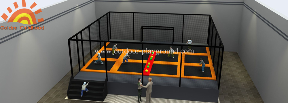 Football Trampoline Parks Area