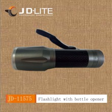 Flashlight with bottle opener