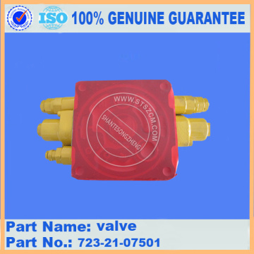 Pièces détachées Komatsu PC70-8 valve 723-21-07501